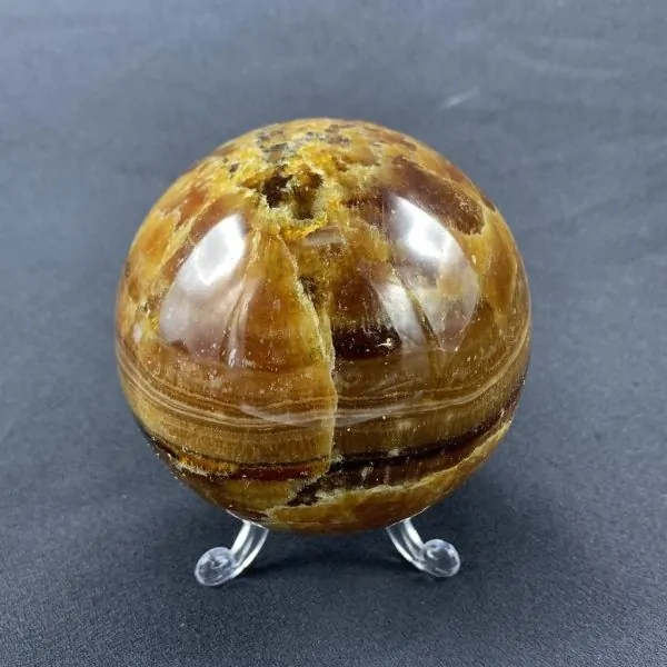 Sphère Jaspe Caramel -9 | Sphères, Oeufs, et Coeurs | Dans les yeux de Gaïa