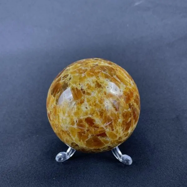 Sphère Jaspe Caramel -8| Sphères, Oeufs, et Coeurs | Dans les yeux de Gaïa