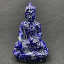Bouddha en Lapis-Lazuli | Sculptures, Statues, Figurines | Dans les yeux de Gaïa