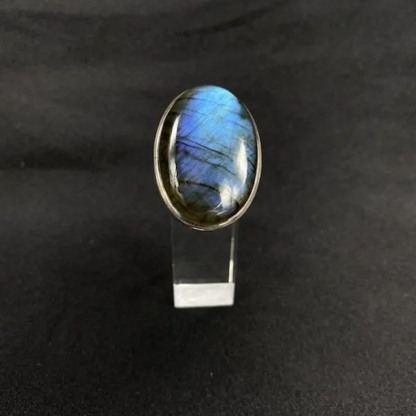 Bague Labradorite en Argent 925, photo 1 | Dans les Yeux de Gaia