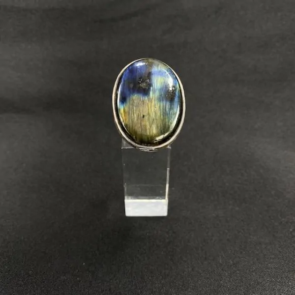 Bague Labradorite en Argent 925, photo 1 | Dans les Yeux de Gaia