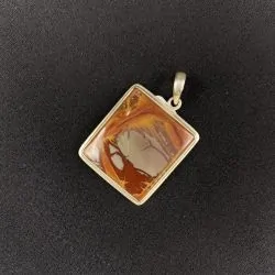 Pendentif Mokaïte en Argent...