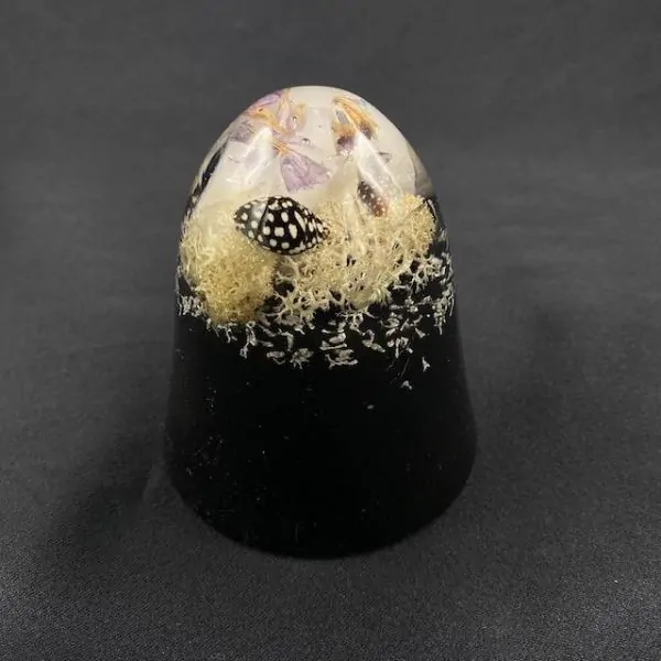 Orgonite Dôme Calcite Blanche – Régénération, Sérénité, Énergie Positive | Dans les Yeux de Gaïa
