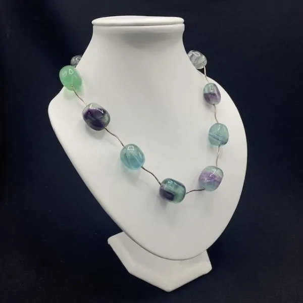 Collier en Fluorite | Colliers en Minéraux | Dans les yeux de Gaïa