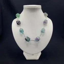 Collier en Fluorite | Colliers en Minéraux | Dans les yeux de Gaïa