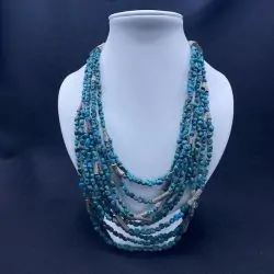 Collier en Turquoise | Colliers en Minéraux | Dans les yeux de Gaïa