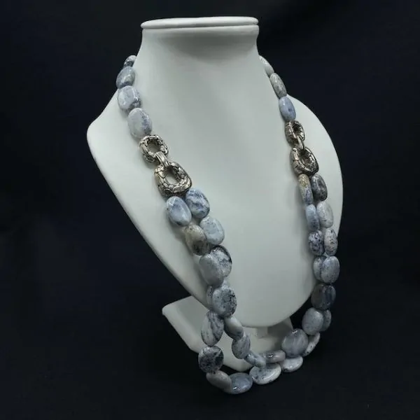 Collier en Agate Dentrite - 1 | Dans les Yeux de Gaia