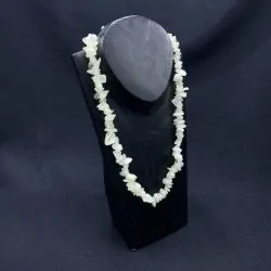 Collier Chips en Jade