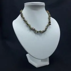 Collier Chips en Unakite