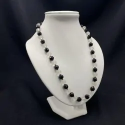 Collier en Onyx et Cristal...