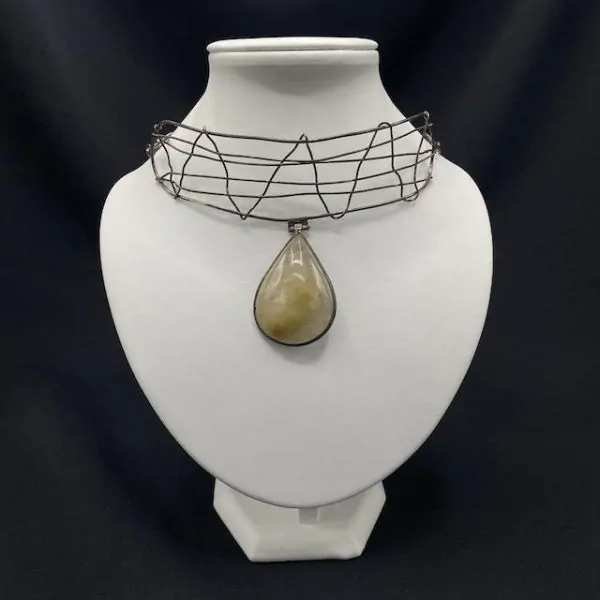 Collier en Quartz Rutile -2| Colliers en Minéraux | Dans les yeux de Gaïa