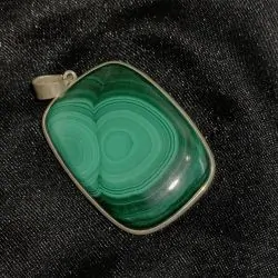 Pendentif en Malachite...