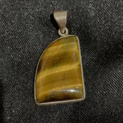 Pendentif Oeil de Tigre 1 | Minéraux | Dans les yeux de Gaïa