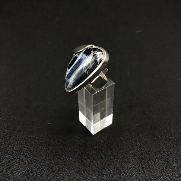 Bague Piétersite en Argent 925 | Bagues en Minéraux | Dans les yeux de Gaïa