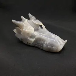 Tête de Dragon en Agate TD363