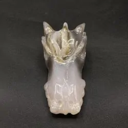 Tête de Dragon en Agate -15 | Dragons en Minéraux | Dans les yeux de Gaïa