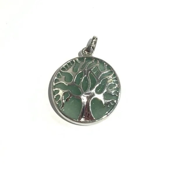 Pendentif Arbre de Vie Aventurine Verte | Dans les yeux de Gaïa