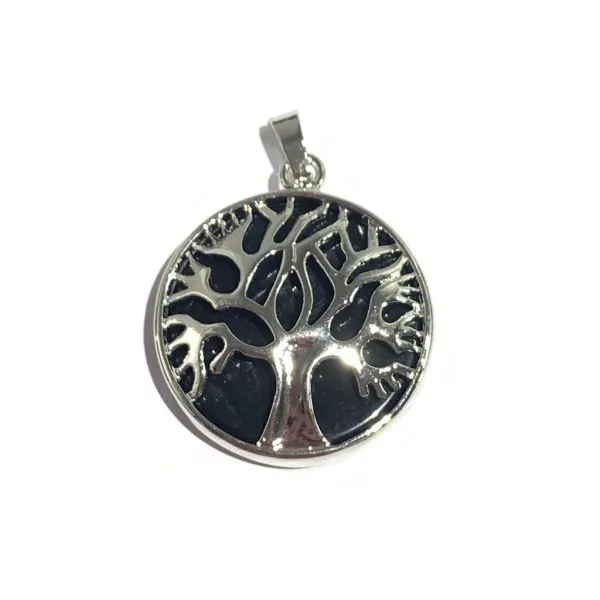 Pendentif Arbre de Vie Tourmaline Noire | Dans les yeux de Gaïa