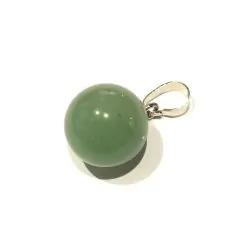 Pendentif boule en Aventurine | Pendentifs en Minéraux | Dans les yeux de Gaïa