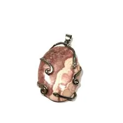 Pendentif Rhodochrosite -8| Pendentifs en Minéraux | Dans les yeux de Gaïa