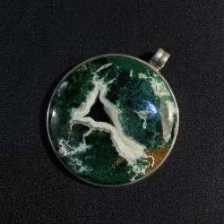 Pendentif en Malachite...