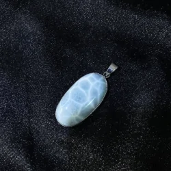 Pendentif Larimar en Métal...