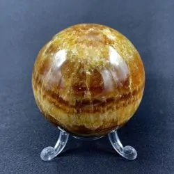 Sphère Jaspe Caramel -3| Sphères, Oeufs, et Coeurs | Dans les yeux de Gaïa
