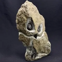Tête de Hibou en Serpentine
