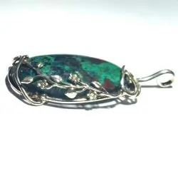 Pendentif en Chrysocolle - 1