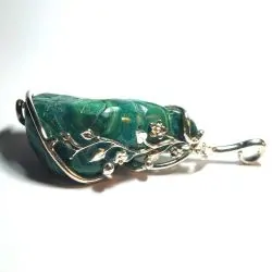 Pendentif en Chrysocolle PCH12