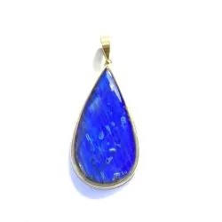 Pendentif Labradorite Serti en Argent 925 -3 | Dans les yeux de Gaïa