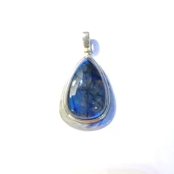 Pendentif Labradorite Serti en Argent 925 - Photo 1 | Dans les Yeux de Gaia
