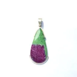 Pendentif en Rubis Zoïsite -4| Pendentifs en Minéraux | Dans les yeux de Gaïa