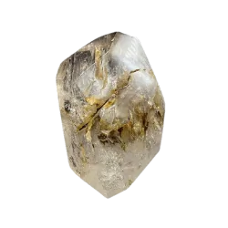 Pointe en Cristal de Roche avec Inclusions | Dans les yeux de Gaïa