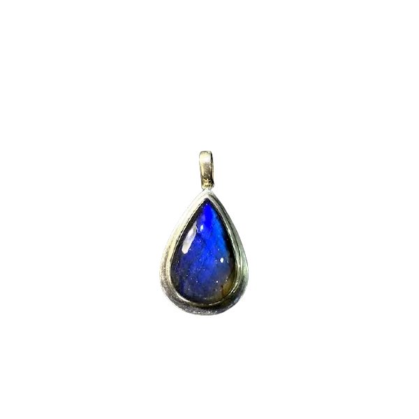 Pendentif Labradorite -2 | Pendentifs en Minéraux | Dans les yeux de Gaïa