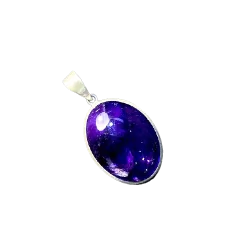 Pendentif Améthyste Serti...