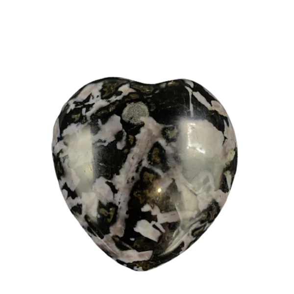 Coeur en Jaspe Gabro | Sphères, Oeufs, et Coeurs | Dans les yeux de Gaïa