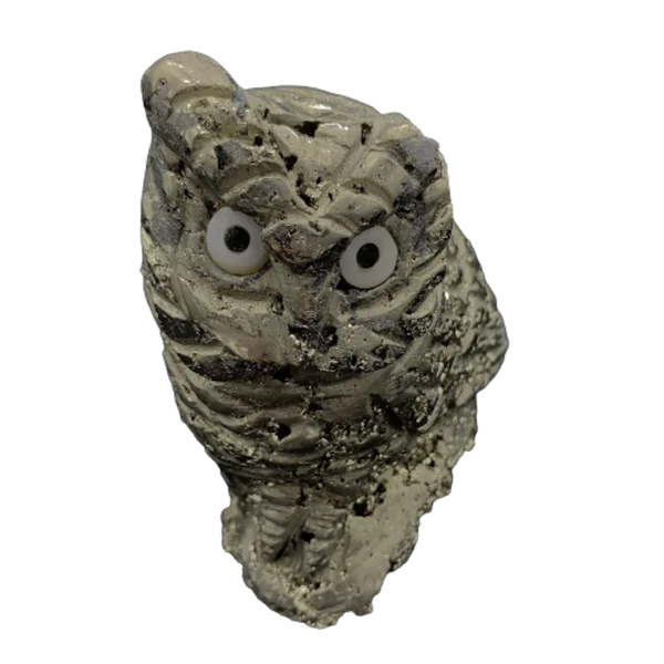 Hibou Pyrite -5| Minéraux de collection | Dans les yeux de Gaïa
