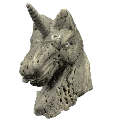 Licorne en Pyrite -1| Minéraux de collection | Dans les yeux de Gaïa