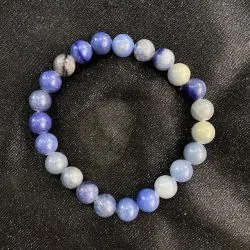 Bracelet Aventurine Bleue 8mm, photo 1 | Dans les Yeux de Gaia