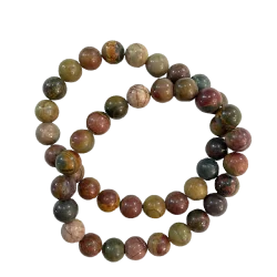 Bracelet Jaspe Polychrome 8mm