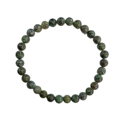 Bracelet Turquoise d'Afrique perles 6mm - 1 | Bracelets en Pierres | Dans les yeux de Gaïa