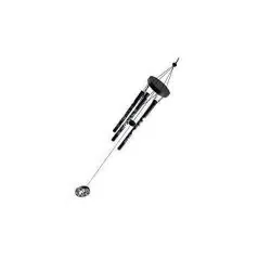 Grand Carillon Mobile 5 tubes en métal noir | Articles Bien-Être | Dans les yeux de Gaïa