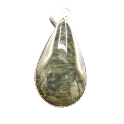 Pendentif en Obsidienne Menthogochol -8| Pendentifs en Minéraux | Dans les yeux de Gaïa