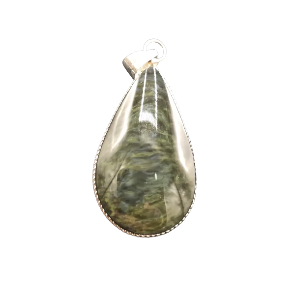 Pendentif en Obsidienne Menthogochol -8| Pendentifs en Minéraux | Dans les yeux de Gaïa