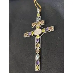 Pendentif Croix en Quartz...