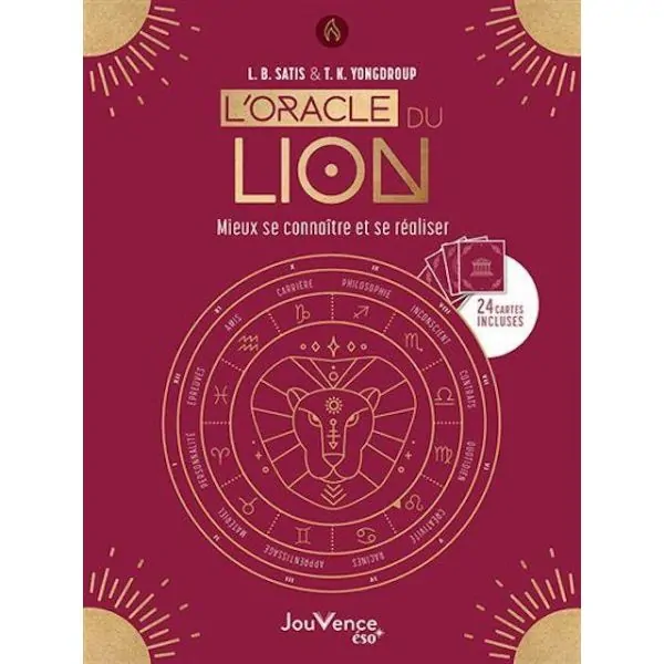 Livre L'Oracle du Lion - Medium - Astrologie | Dans les yeux de Gaïa