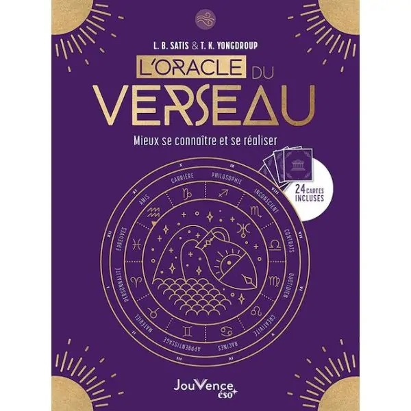 Livre L'Oracle du Verseau - Astrologie  | Dans les yeux de Gaïa