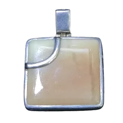 Pendentif Jaspe Serti sur Argent 925 -16| Pendentifs en Minéraux | Dans les yeux de Gaïa