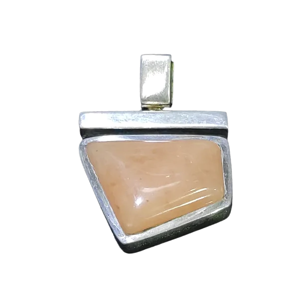Pendentif Jaspe Serti sur Argent 925 -15 | Pendentifs en Minéraux | Dans les yeux de Gaïa